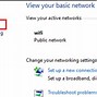 Image result for Open Network and Sharing Center Windows 7