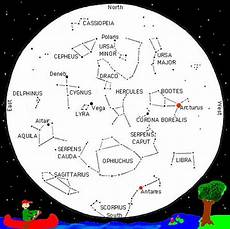 Constelations Charts Seasonal Sky Chart For The