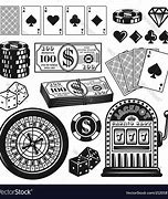 Image result for Casino Clip Art Black and White