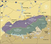 Image result for Smoky Mountains North Carolina Map