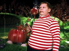 Image result for Willy Wonka Ornage Kid