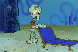 Image result for Squidward Lawn Chair Meme