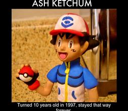 Image result for Ash Ketchum Age Meme