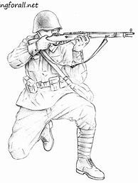 Image result for Drawing of WW1 Soldier