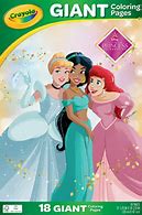 Image result for Disney Princess Giant Coloring Book Cover