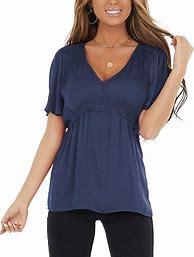 Image result for Short Sleeve Ruffle