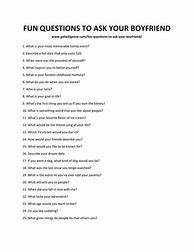 Image result for Questions to Ask Your Bf