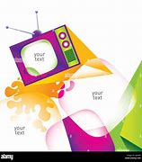 Image result for Illustrated Colorful TV