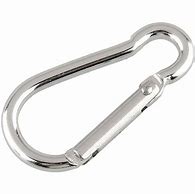 Image result for Stainless Steel Snap Clips Elastic Sprind