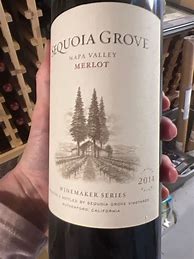 Image result for Sequoia Grove Merlot Winemaker Series