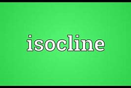 Image result for isoclina