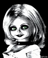 Image result for Chucky Black and White