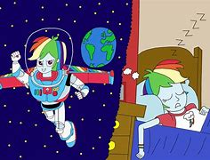 Image result for Astronaut Rainbow Dash