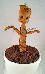Image result for Groot Flower Pot Cake