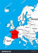 Image result for France On Map of Europe
