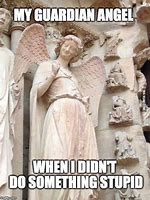 Image result for Mad Guardian Angel Funny