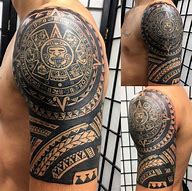 Image result for Aztec Tattoo Art