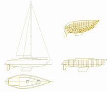 Image result for Canadian Sailcraft 36T Sailboat Drawing