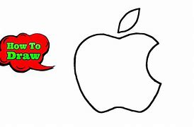 Image result for How to Draw the Apple Symd