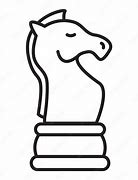 Image result for Chess Knight Outline