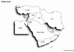 Image result for Middle East Satellite Map