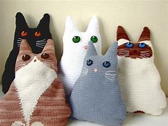 Image result for Crochet Cat Pillow Patterns