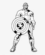 Image result for Captain America Vector Black and White