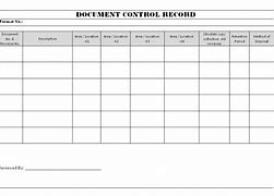 Image result for Free Document Control Templates