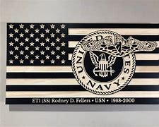 Image result for American Flag with Navy Emblem