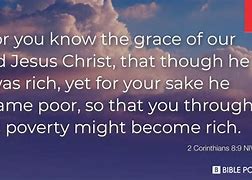 Image result for Grace 2 Corinthians 8 9