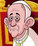 Image result for Pope Cartoon