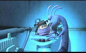 Image result for Monsters Inc Randall and Boo deviantART