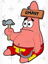 Image result for Patrick Star Angry with Pick Axe