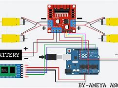 Image result for Arduino Bluetooth Car Circuit Diagram