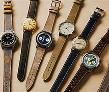 Image result for Wrist Watch Leather Strap