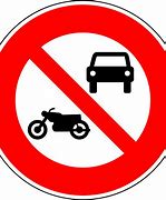 Image result for No Motorcycle Traffic Sign