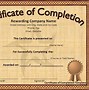 Image result for Free Word Certificate Completion Templates