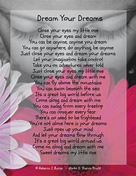 Image result for Dream Poem Examples