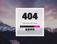Image result for 404 Page HTML