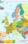 Image result for Europe Map with Cities and Countries