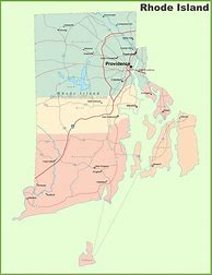 Image result for Road Map of Rhode Island