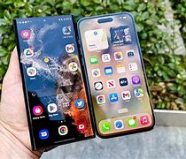 Image result for Samsung Galaxy 1 vs iPhone