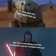 Image result for Grogu in Droid Meme