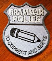 Image result for Grammar Police