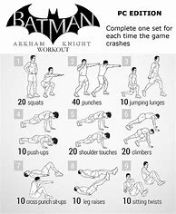 Image result for Batman Superhero Workout