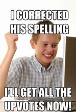 Image result for Kid Spelling Meme