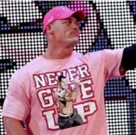 Image result for John Cena Pink T-Shirt