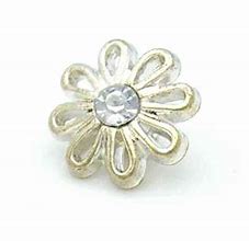 Image result for Rhinestone Floral Butttons