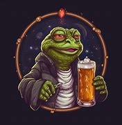 Image result for Pepe Drinking
