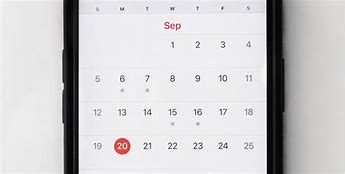 Image result for iPhone 1 Calendar